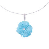 AL348-ciondolo-fiore-turchese-grande-fronte