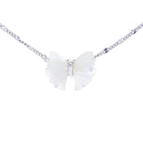 Ciondolo Creativa con farfalla bianca in argento