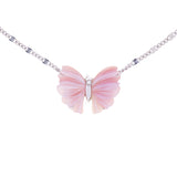 Pink Pendant with butterfly by Creativa