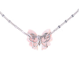 Pink Pendant with butterfly by Creativa