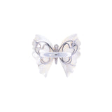 Anello Decisa a forma di farfalla bianca in oro