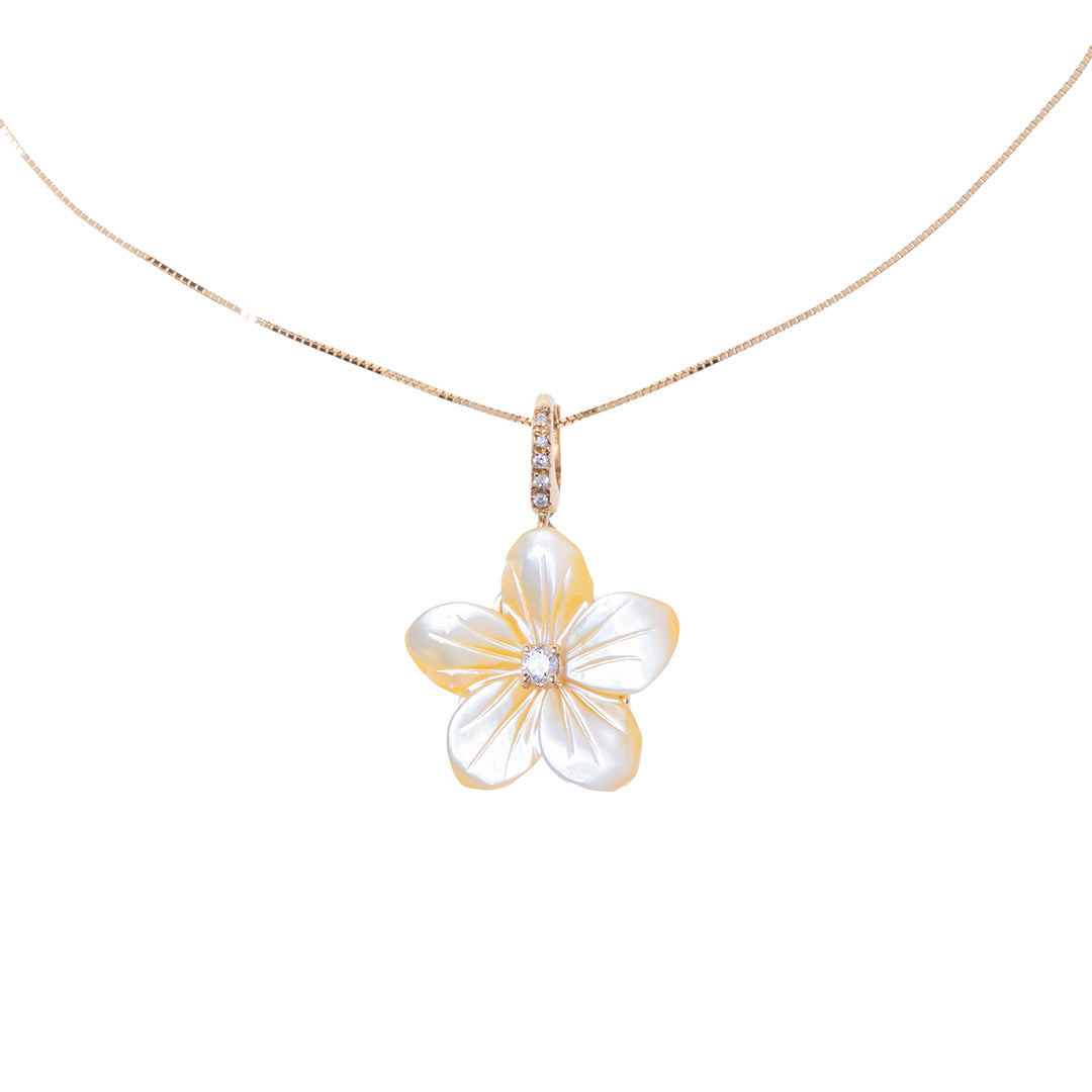 Ciondolo ginestra madreperla gialla