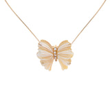 Ciondolo Creativa in oro con farfalla gialla