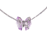 Ciondolo farfalla Creativa in ametista e argento