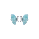 Butterfly earrings with amazonite by Creativa