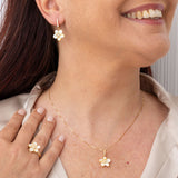 Monachine ginestra madreperla gialla e oro