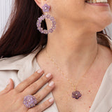 Ghirlande+an-bouquet+cio-semplice-ORO-ametista-Bouganvillea