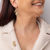 Spilla in diaspro a forma di gatto Milly