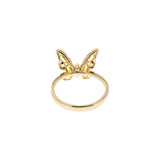 Radiosa Butterfly Ring in Yellow Sapphires and Gold
