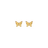 Radiosa Butterfly Earrings in Yellow Sapphires and Gold