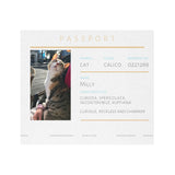 Ciondolo con gatto Milly in diaspro, oro e diamanti